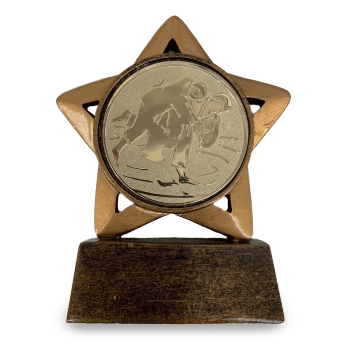 JUDO GOLD MINI STAR RESIN - 4'' 